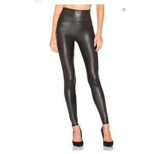 Spanx Faux Leather Leggings for Women - Black Size Small